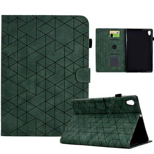 Funda para tablet de piel de alta calidad compatible con Lenovo Tab M10 HD (2ª generación) 10.1 2020 TB-(X306F) con visualización multiángulo y función de encendido y apagado automático (Colo