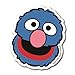 Logoshirt Aimant de réfrigérateur Grover - Aimant de frigo Rue Sésame - Le Monstre - Magnet Sesame Street - en Forme - Design Original sous Licence