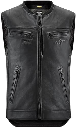 Alpinestars Tech-Air 3 Leather Black System V2, Negro -, Large