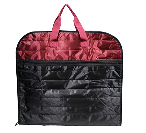 Gilbin 2 Piece Travel Set Carry on Garment and Duffel Bag with Detachable Shoulder Strap Great for Travel (Optional To Add Your Personalization Embroidery) (With Out Embroidery)3