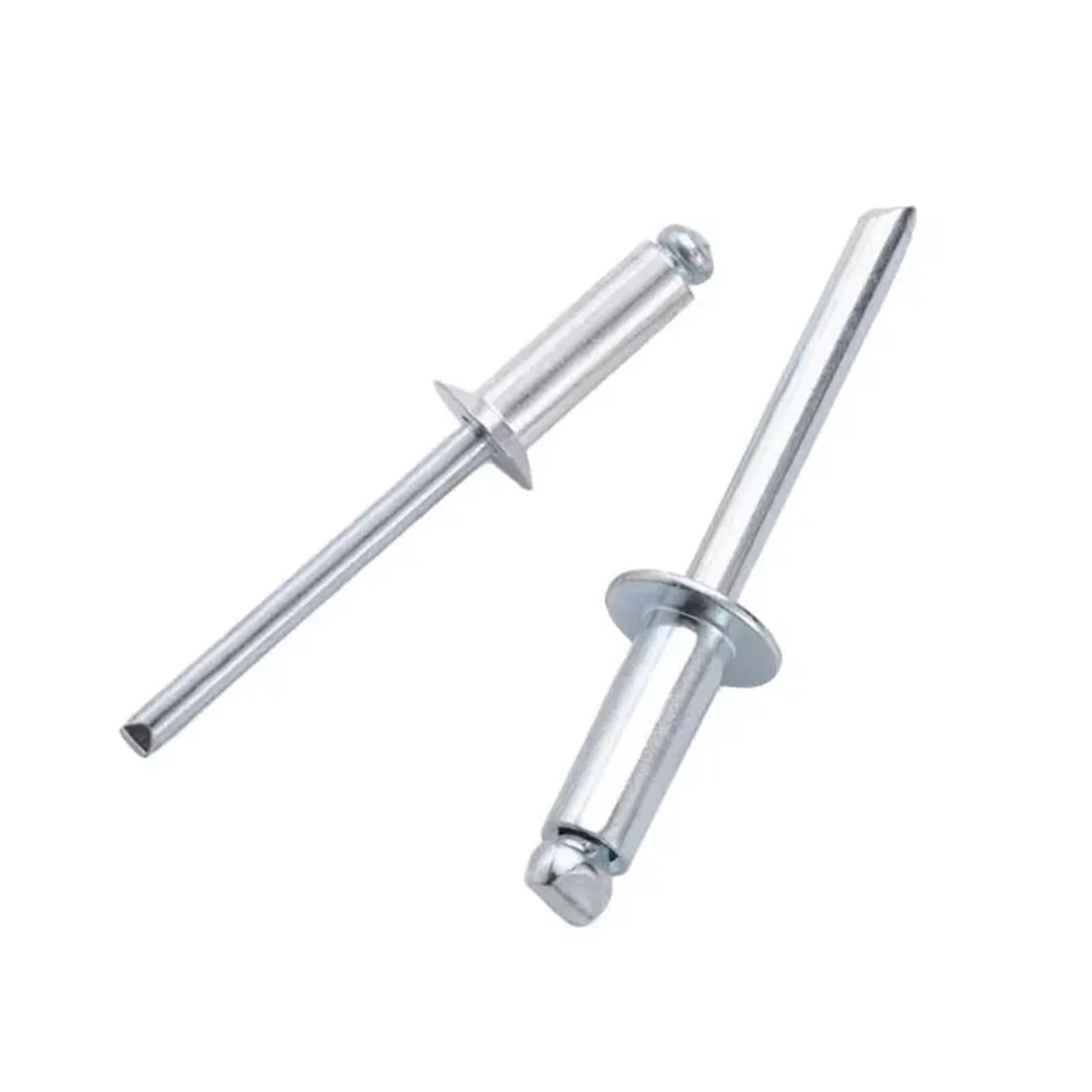 Rivetti ciechi 2Box 500 pz/scatola Rivetti in alluminio, testa rotonda e testa svasata, rivetti ciechi, set di rivetti aperti