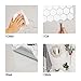 Tic Tac Tiles Peel and Stick Tiles in Hexagon Designs (10, White)