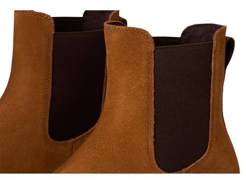Cole Haan Cole Haan Women's Zerogrand Rexanna Chelsea Waterproof Boots, Tobacco Suede/Ivory Wp, 10-B US