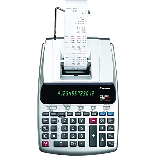 Canon Office Products 2198C001 Canon Mp11Dx-2 Desktop Printing Calculator With Currency Conversion, Clock And Calendar #TOP3