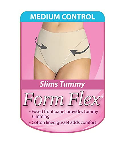Image of Exquisite Form Women's Tummy Slimming Brief Med Ctrl Laser Cut