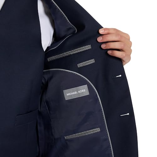 Michael Kors Navy Solid Classic Sport Coats|Navy,36R4