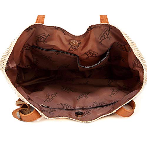 Bolso de mano tejido para mujer Goclothod miniatura 5