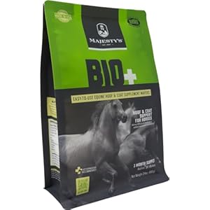 Majesty’s Biotin Wafers – Superior Horse / Equine Hoof and Coat Support Supplement – Copper, Zinc, Lysine, Methionine – 30 Count (1 Month Supply)