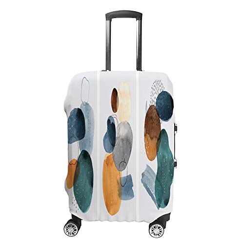 Housse pour bagages de voyage aquarelle lavable et anti-poussière