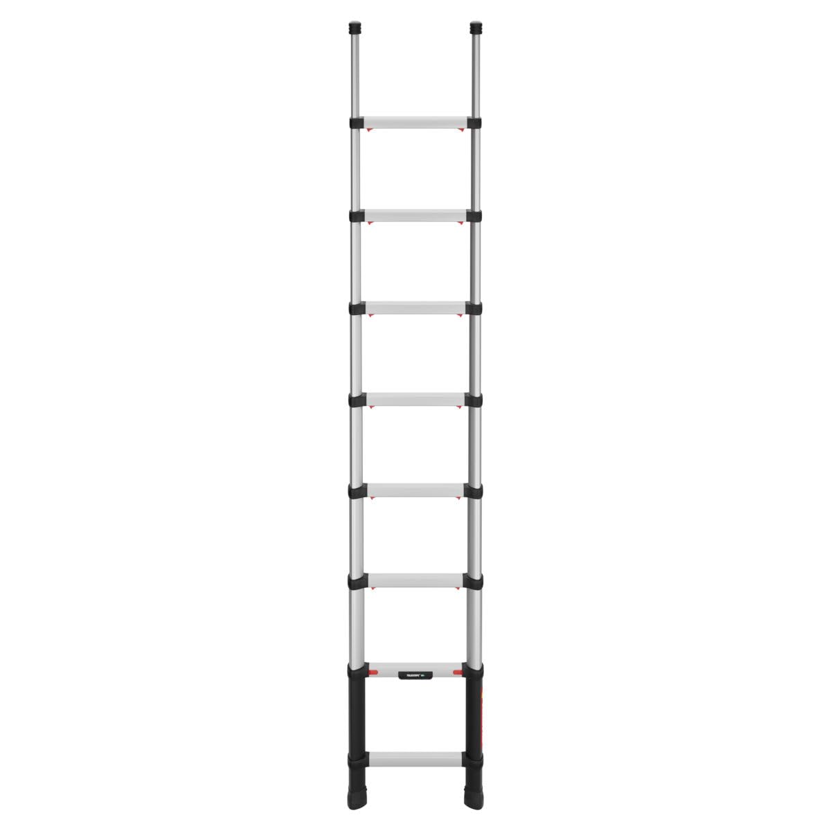 Scala telescopica 2,6m di TELESTEPS I Made in Sweden I Prime Line I Scala di qualità compatta con design premium brevettato I Corrimani triangolari I EN 131 certificata I 72226-541