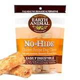 Earth Animal No Hide Small Leckerli mit Hhnerfleischgeschmack - natrliche, langlebige Hunde-Leckerli fr kleinere Rassen - 2 Kausnacks fr Hunde