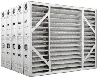 Lennox X0586, Healthy Climate X0586-05 20" x 25" x 5" Replacement Air Filter, MERV 11, Pack of 5