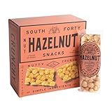 South 40 Snacks Crunchy Hazelnut Bar, Just 4 Ingredients, Touch of Honey (40g Bar, Pack of 12)