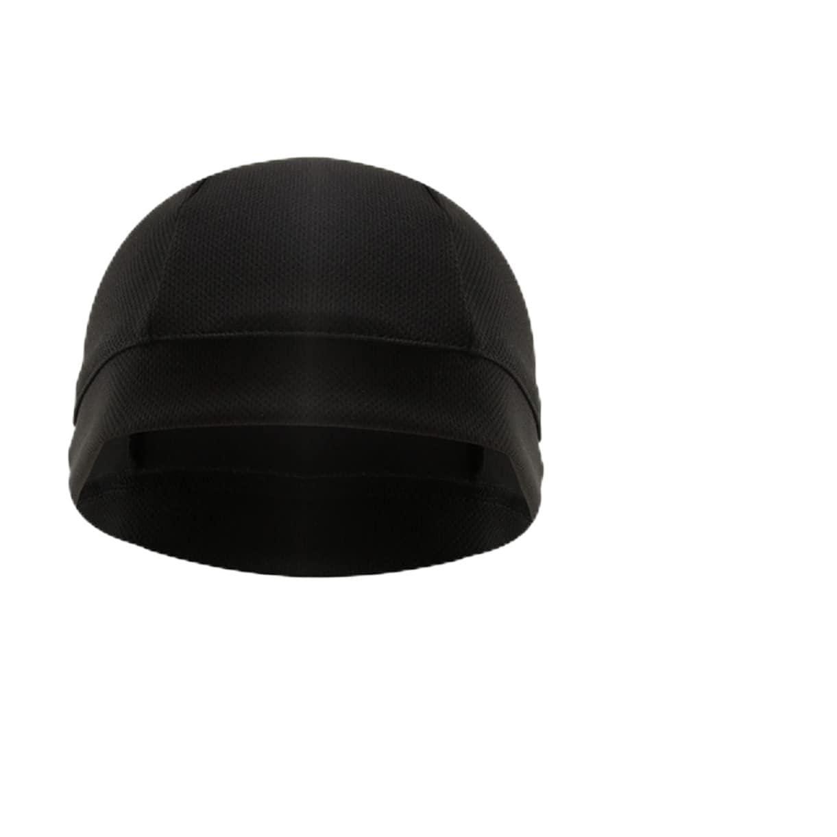 BESTYASH 3pcs Cycling Lining Cap Breathable Quick-Dry Inner Headwear for Outdoor Sports Windproof Stretchy Sweat-Absorbing Beanies Black Grey White