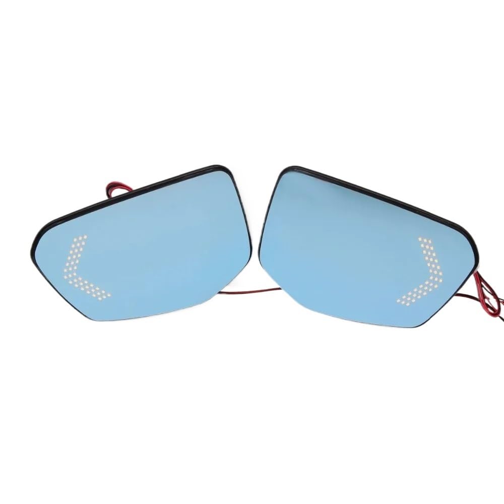 Miroir rétroviseur bleu grand angle pour éliminer l'angle mort