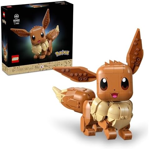 LEGO Pokémon Eevee - Kit de Construcción para Adultos - Maqueta 3...