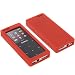 Produktbild foto-kontor Hülle kompatibel mit SVMUU MP3 8GB Tasche Silikon Schutzhülle Gummi rot