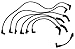 Bosch 09633 Premium Spark Plug Wire Set
