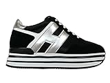  Hogan Scarpe Sneakers Donna H483 Allacciato HXW4830CB81PFH7234 Nero (Numeric_35_Point_5)