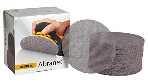 Mirka 9A-241-1000 branet 6-Inch Mesh Grip Disc 1000G, Qty. 50, Grey, Grit 1000