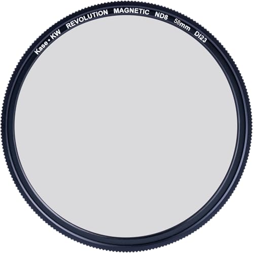 Filtre magnétique ND8 Kase KW Revolution Plus 58mm en verre optique