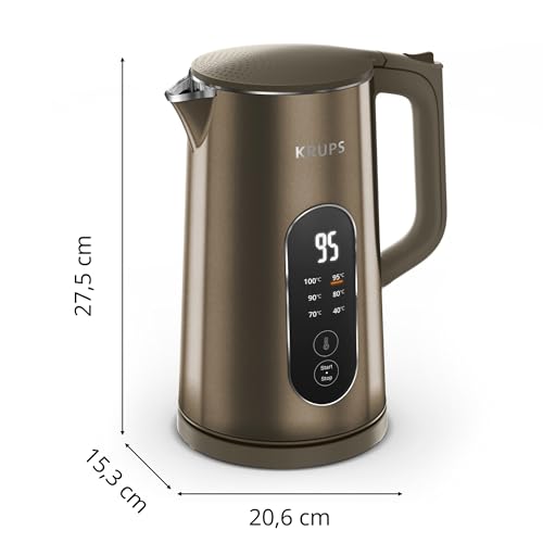 Bouilloire électrique Krups BW871FF0 6 températures Affichage en temps réel - vue 9