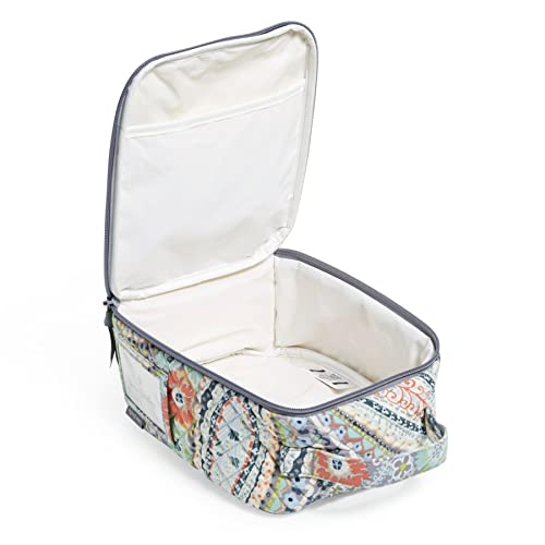 Vera Bradley Women's Cotton Lunch Bunch Lunch Bag, Citrus Paisley 2 - Recycled Cotton, One Size #TOP2