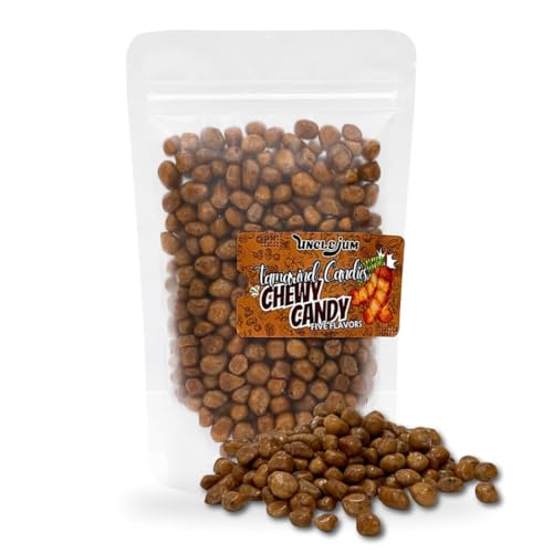 Tamarind candies chewy candy 5 Tastes fusion of spicy, sour, sweet, salty, and umami (savory) tastes in one chewy bite. 100g. (3.5oz)