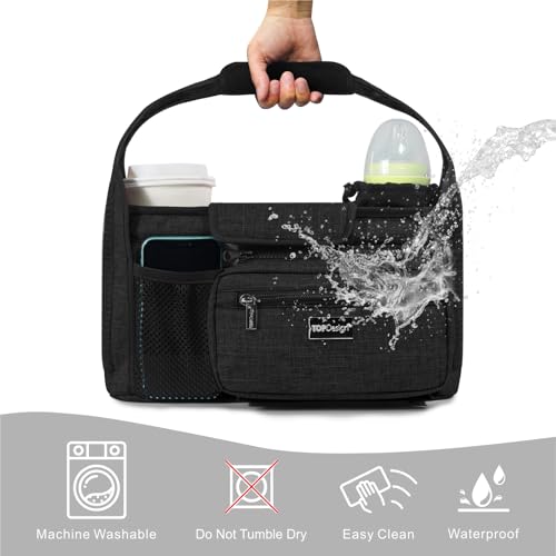 image for TOPDesign Universal Baby Stroller Organizer, Stroller Caddy with Detac