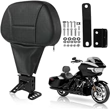 Adjustable Rider Driver Backrest, Detachable Plug-in Rider Backrast 1997-2026 Fit for Harley Davidson Touring Street Glide Road Glide Ultra Limited Electra Glide Road King CVO 2009-2026