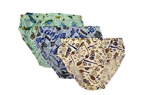 Kit C/9 Cuecas Algodão Infantil e treinamento para Desfralde (M)