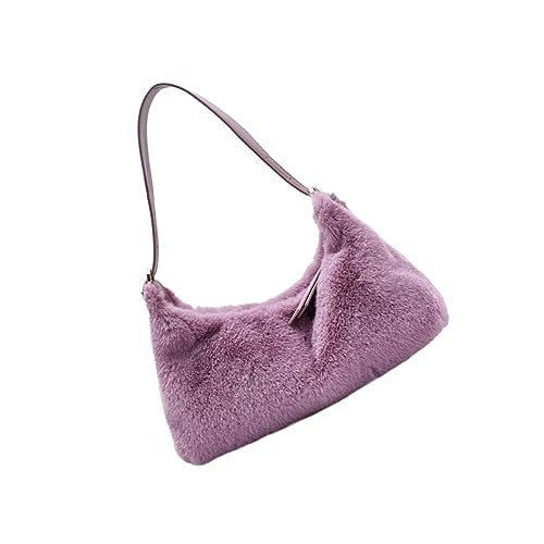 Sac en peluche pourpre Veemoon résout vos besoins de rangement chaud et pratique
