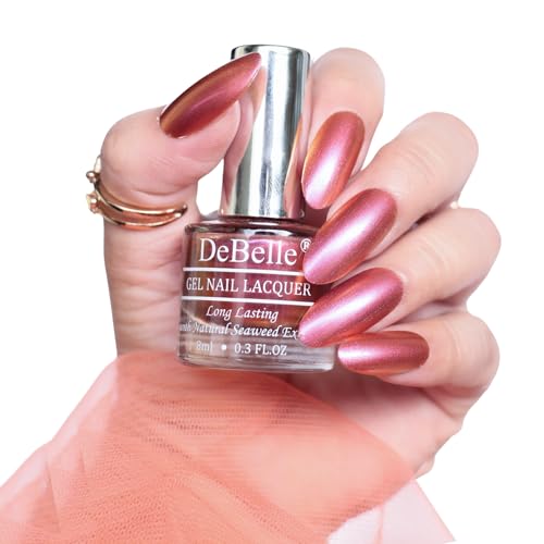 Image of DeBelle Metallic Finish Nail Polish Combo Set of 7 Mermaid Collection Long Lasting 21 Free Formula 8ml Each