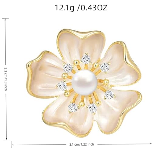 Image of SYWDUDUCLT Fashion Elegant Brooches for Women Brooch, Suitable For Party And Daily Wear On Many Occasions