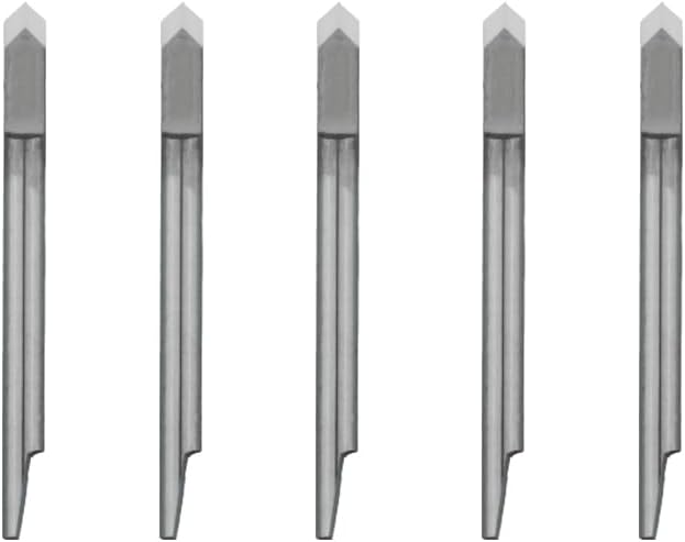 5pcs 30/36/45/60 Degree Double Edge V Shape Summa T summagraphics T Cutting Plotter Vinyl Cutter Blade pin Knife Needle 60° (two face 36 degree)