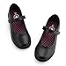 JABASIC Girls Mary Jane Flats School Uniform Dress Shoes (4,Black)