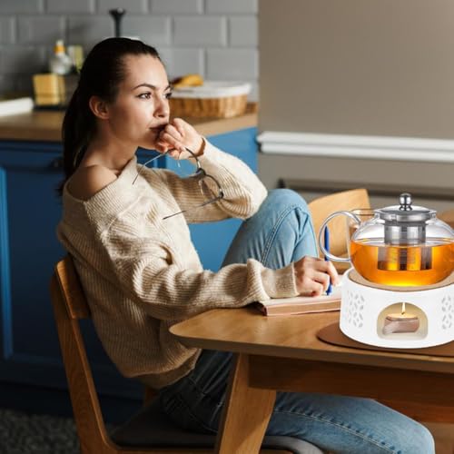 Tetera de 1000 ml con colador de té LOMUG para evitar que tu infusión se enfríe rápido 8