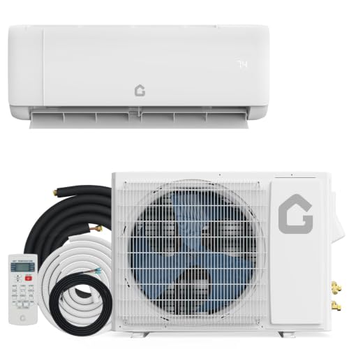 Garvee 12000 BTU Mini Split Air Conditioner,22 SEER2 | Ductless Inverter AC w/ 115V, Cool Up to 750 Sq. Ft with Heat Pump System, Compatible with Alexa, White