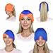 Soothie Migraine Ice Head Wrap - Cold Gel Relief Cap for Headache, Sinus Pressure & Puffy Eyes | Wearable Ice Pack Mask | Self Care Birthday Gifts for Women & Mom | Total Blackout Cold Compress
