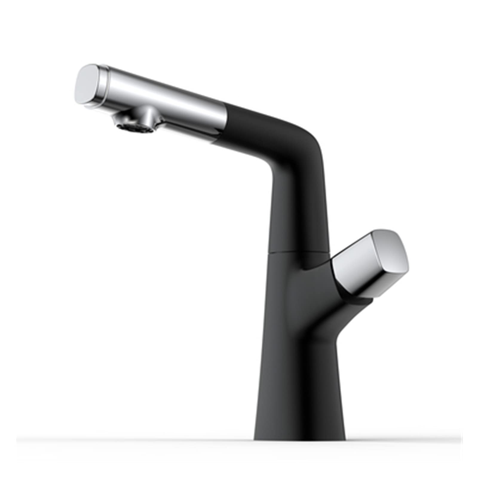 Robinet de lavabo extractible en laiton pour éliminer les éclaboussures et le manque d'espace