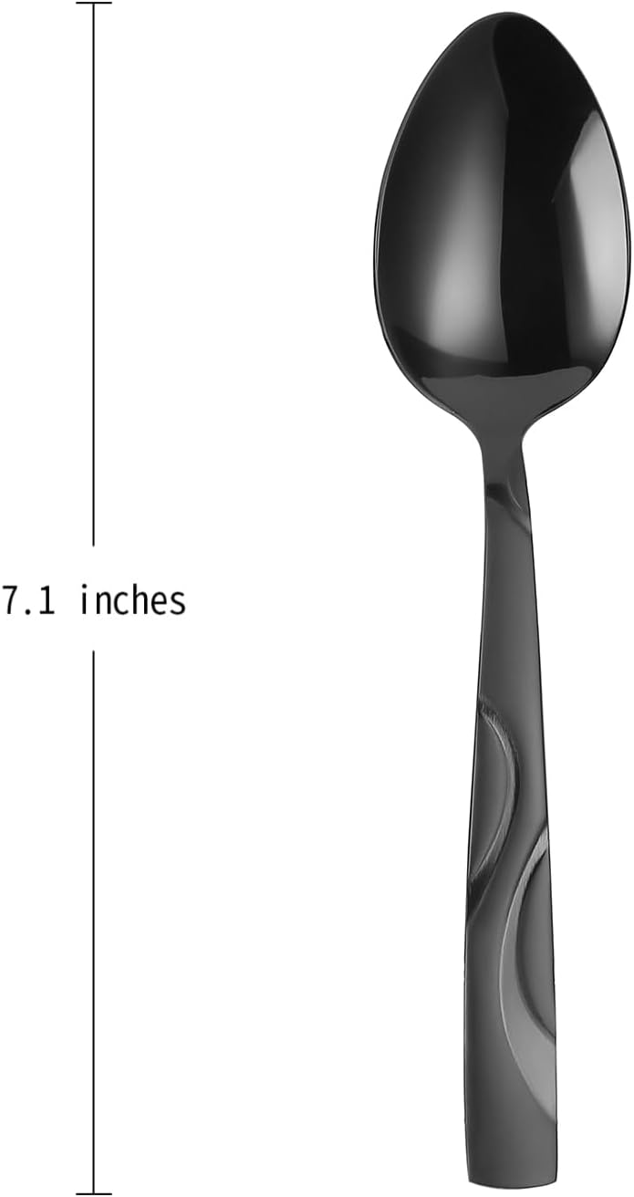 12 Piece 7.1 Inch Stainless Steel Dinner Spoon Set