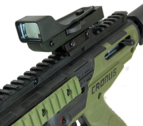 TRINITY Aluminum Reflex Red Dot Sight fits Tippmann X7 Paintball Marker Accessory Optics Tactical Aluminum Black woodsball Paintballing Paintballer Gear.