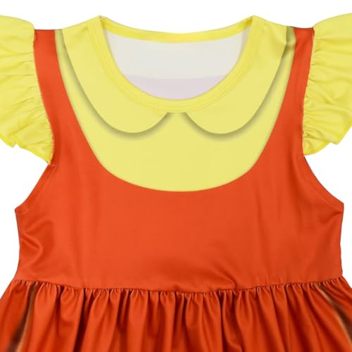 Princess Dress Clothes Kids Children Girls Toddler Cartoon S0464