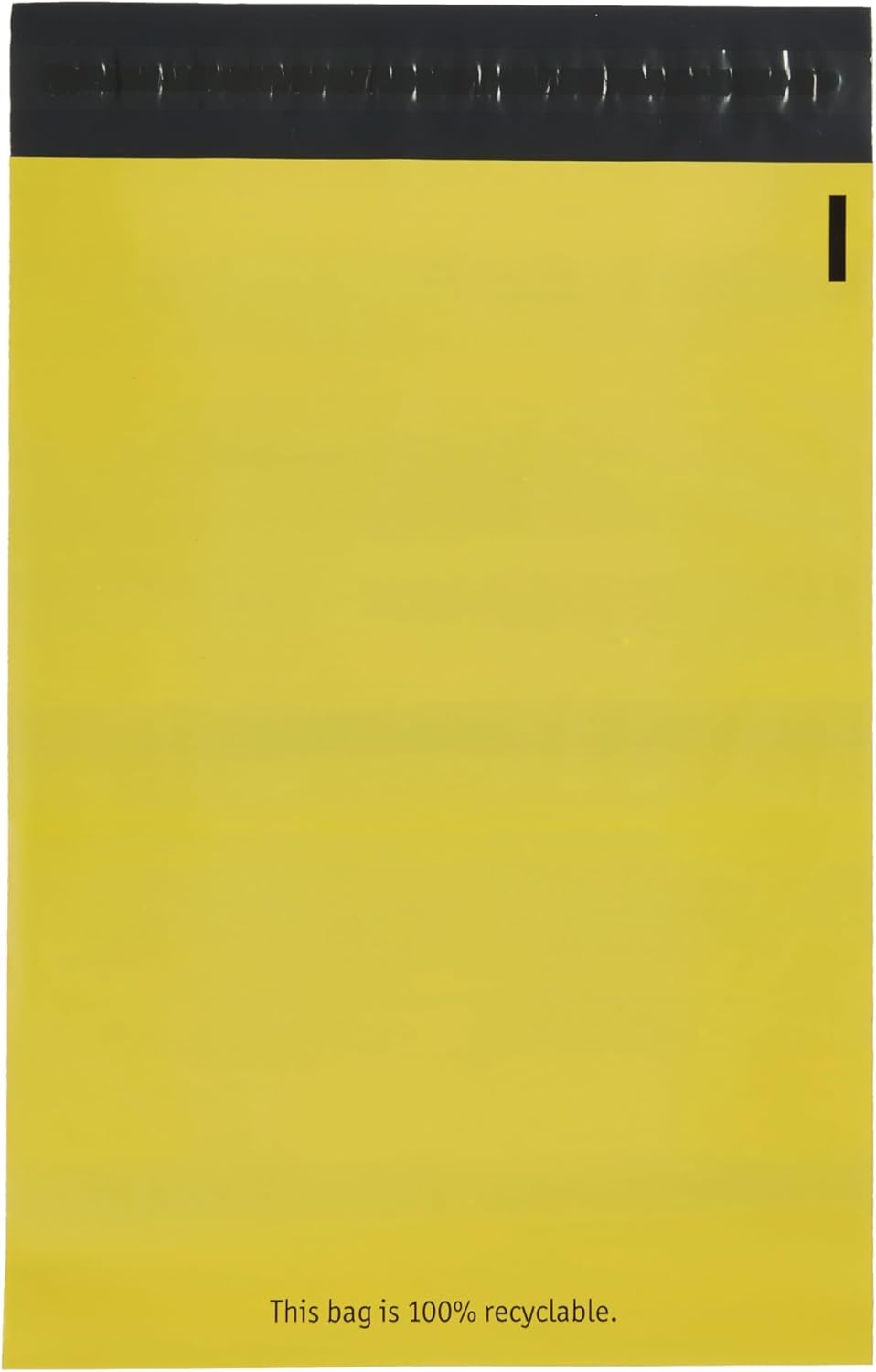 Packaging Products Online Yellow Postage Mailing Bags - Strong Self Seal Recyclable Poly Mailers (50, 350mm x 500mm (14" x 19"))