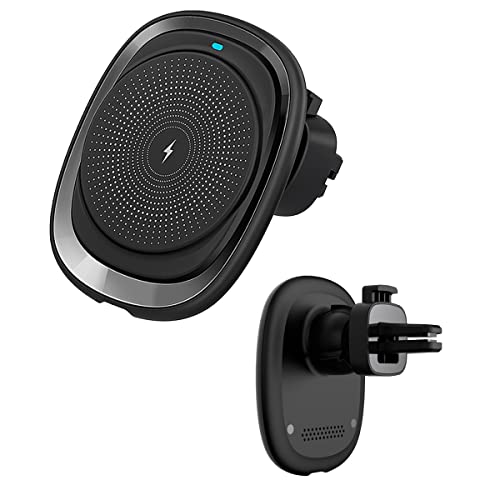 Suporte Veicular com Carregador Universal Sem Fio com Magsafe para iPhone Carregamento Rápido 15w