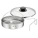 Produktbild WMF Schnellkochtopf-Zubehör-Set 3-teilig, Glasdeckel, Einsatz gelocht mit Einsatzsteg, für Schnellkochtöpfe 3,0 - 8,5l, spülmaschinengeeignet