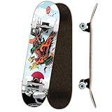 Yocaher Punked Complete Skateboards 7.75' or 8.25' or Mini Cruiser or Micro Cruiser Shapes - Pika, Candy, and Chimp Series (Complete 8.25' Eagle Viper)