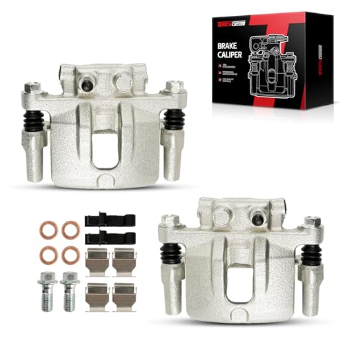 Image of Torchbeam Rear Brake Calipers Set for Jeep 2007-2017 Patriot, Jeep 2007-2017 Compass, Dodge 2008-2014 Avenger, Rear Left and Rear Right Calipers Replace # 18B5038+18B5039