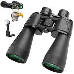 Tripode Prismaticos Astronomia Prismáticas de Alta Potencia de 20x60 para Adultos con Adaptador de trípode, Prisma de bak4, Lente de FMC,Ideales para Caza, Astronomía, Observación de Aves y Camping. Incluye Funda, Correa y Gamuza