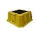 Diversified Plastics Nestable Stepping Stand - One Step - 25"Wx25"Dx10-1/2"H - Yellow - Yellow